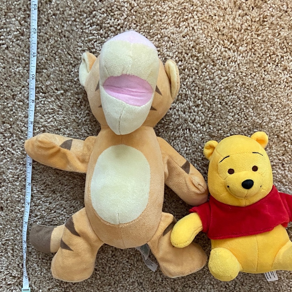 Plush Disney Tigger and Pooh Toy Set - Picture 2 of 4